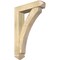 Ekena Millwork Thorton Arts and Crafts Rough Sawn Bracket w/ Offset Brace, Douglas Fir, 6"W x 24"D x 36"H BKT0604X24X36THR03RDF - alternate 1
